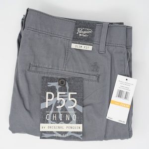 NWT Original Penguin P55 Slim Fit Chino 33x30